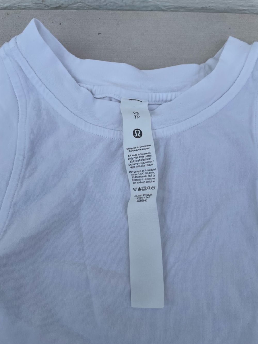 lululemon athletica White Racerback Stretch Tank - Picture 7 of 11